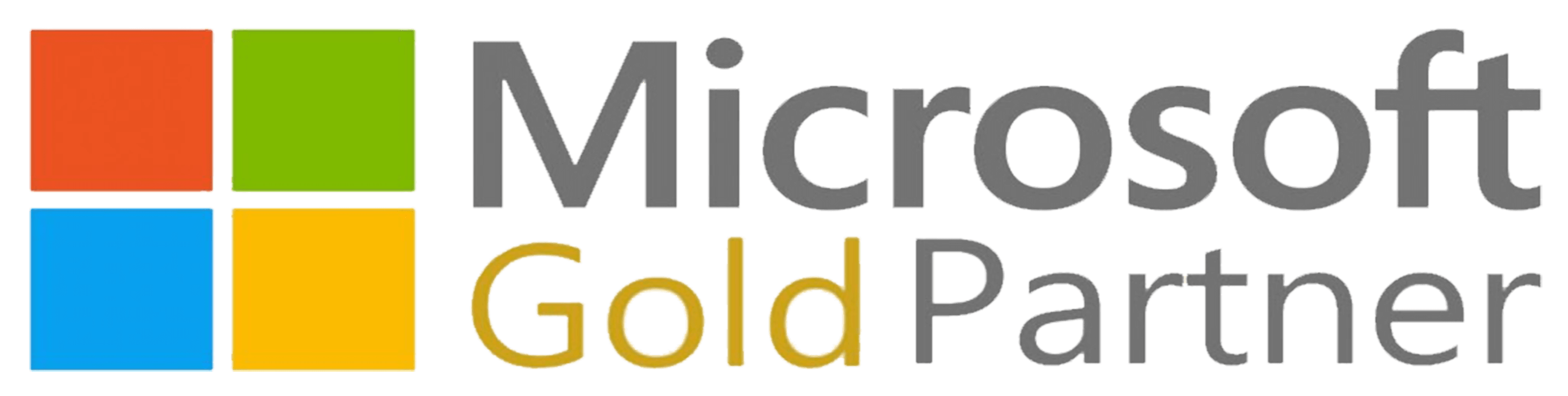 We are a Microsoft Gold Partner.
