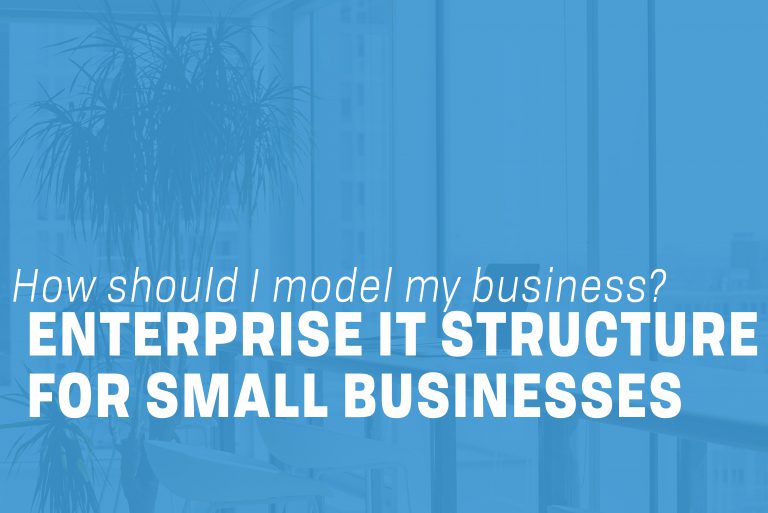 Enterprise IT structure for small businesses