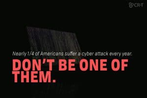 Read more about the article Nearly 1/4 of Americans are victimized by cybercrime every year. Don’t be one of them.
