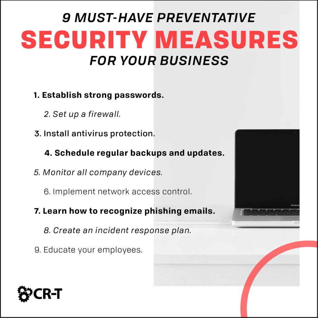 9 Must-Have, Preventative Security Measures for Your Business
