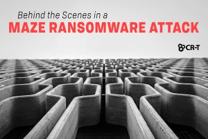 Read more about the article Behind the Scenes in a Maze Ransomware Attack