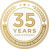 35 Anniversary Badge_Gold White